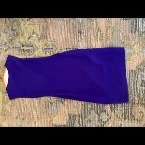 Diane von furstenberg purple sheath dress